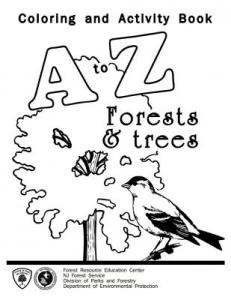 Alphabet Forests and Trees Coloring Book